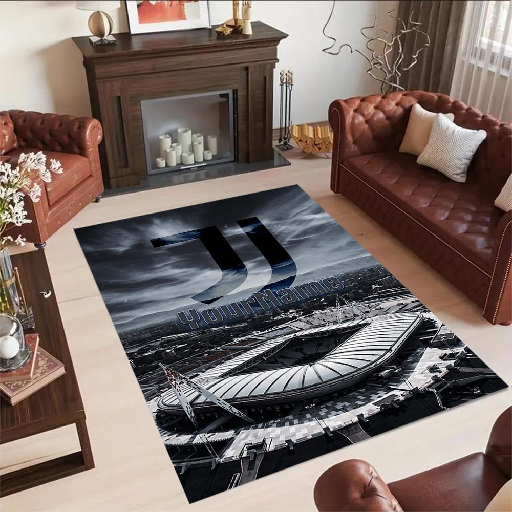 Juventus Customized Name Area Rug Suitable for Bedrooms Study room Dining Room Kitchen Antislip Carpet Anime Office Decor Spiritual Gift