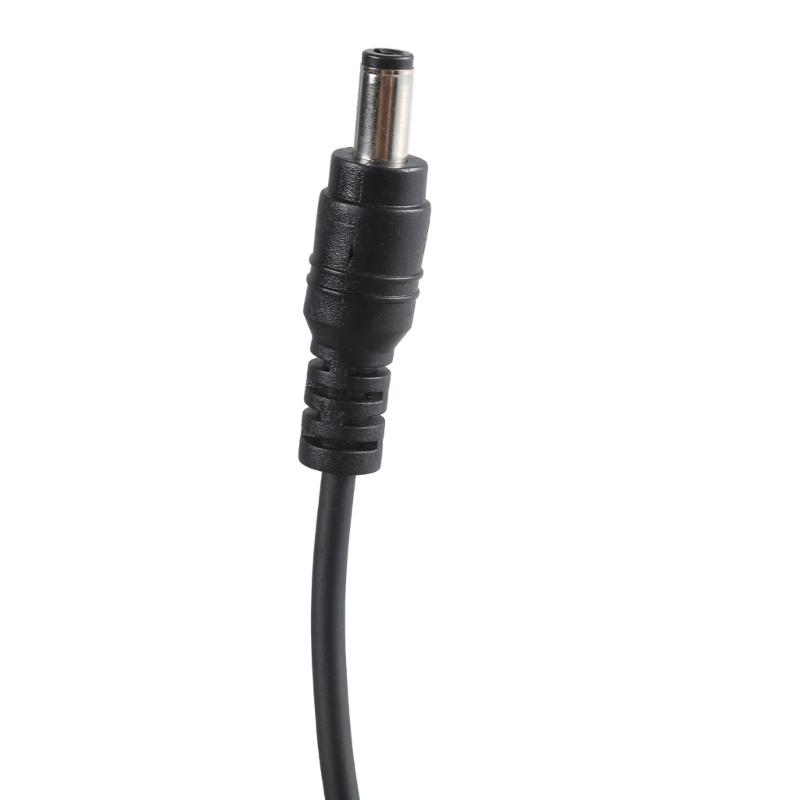 5.5x2.1mm Male To Female Spring Extension Cable with Power Switching Button for Laptop Routers LED Light Fan Speaker