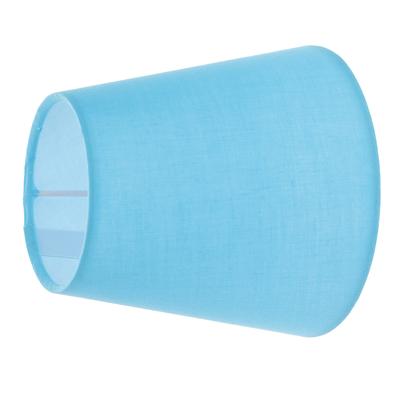 Abajur de Tecido Azul-Céu Cobertura Suspensa Abajur de Teto Doméstico Leve Luz Suave Abajur Decorativo para Casa Hotel