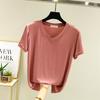2025 Women's Modal V-neck Slimming Short Sleeve Cotton Top