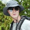 Sun Hat Bucket Summer Fishing Hat Sun UV Protection Wide Brim Mesh Hiking Outdoor Beach Cap