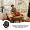 Halloween Pull Flag Happy Birthday Banners Hanging Party Supplies Bunting Plastic Theme