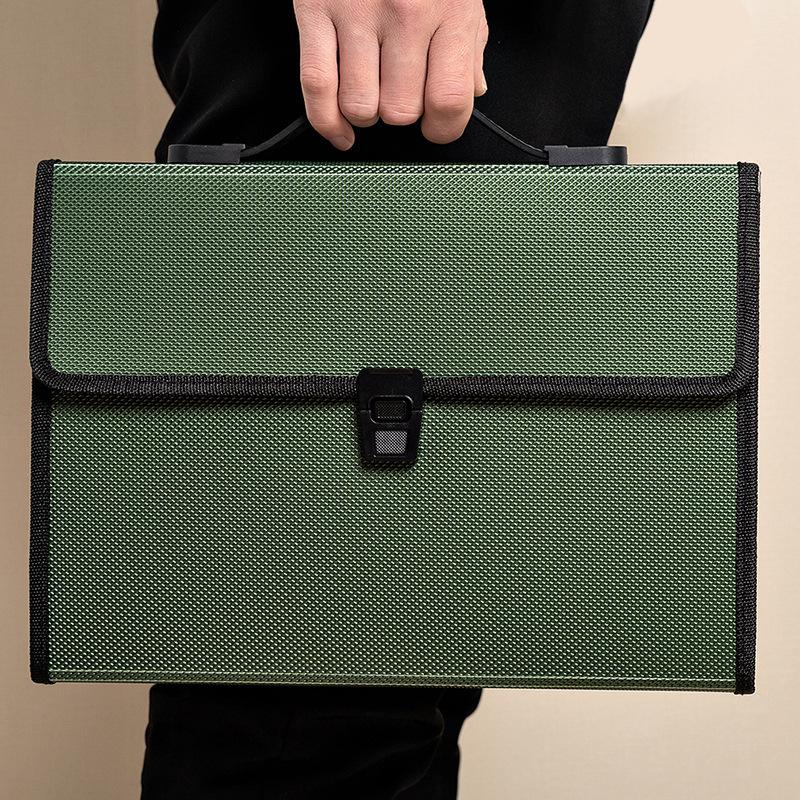 A4 Organ Bag Multi-layer Folder Large-capacity Portable Office Document Bags Desk Organizador Storage Data File Briefcase