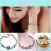 Ocean Heart Crystal Bracelet For Women With Silver Plating Fashion Jewelry Gift