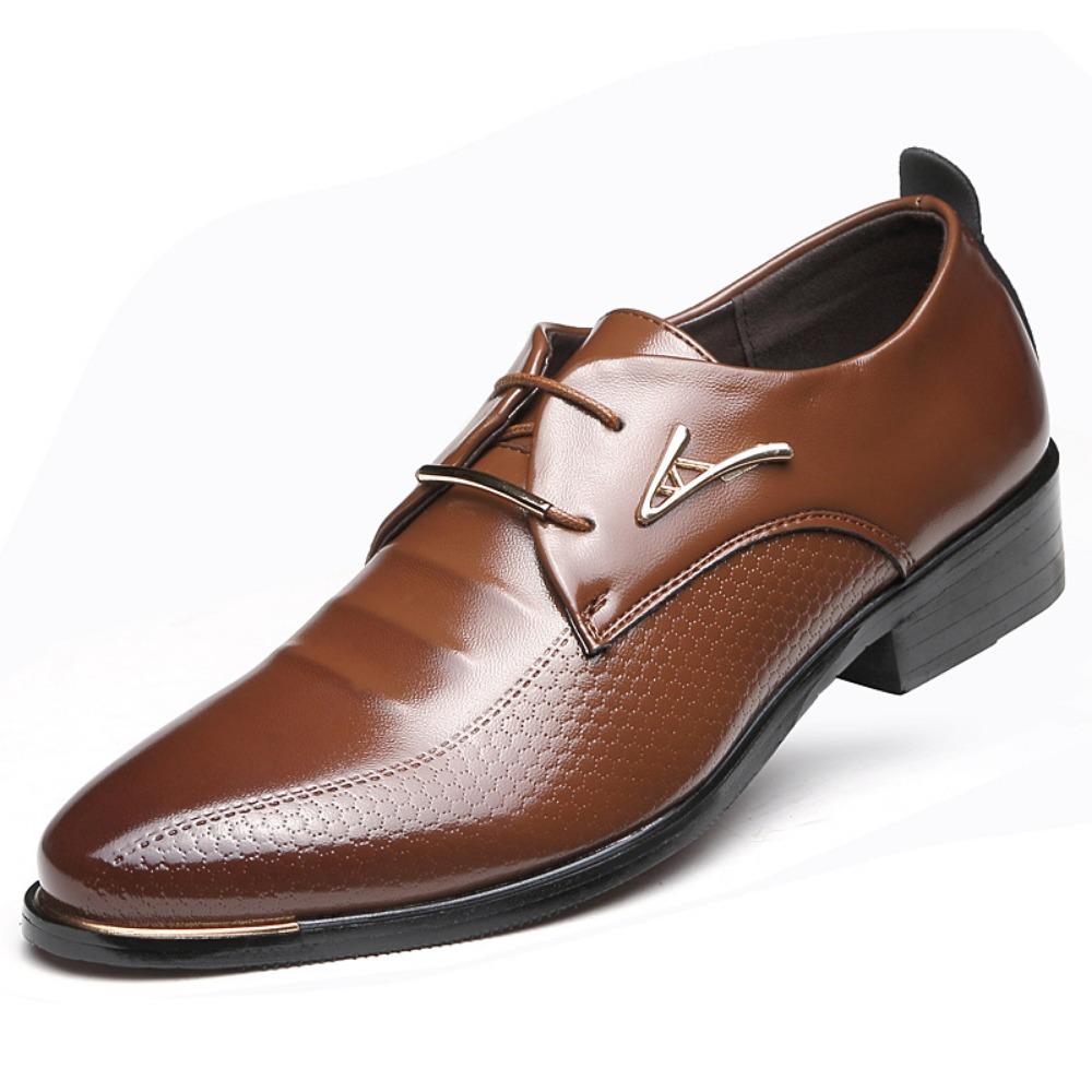 Fashion Big Size Fashion Casual Leather Shoes for Men Spring Autumn New Designer Cusp Men's Dress Shoes