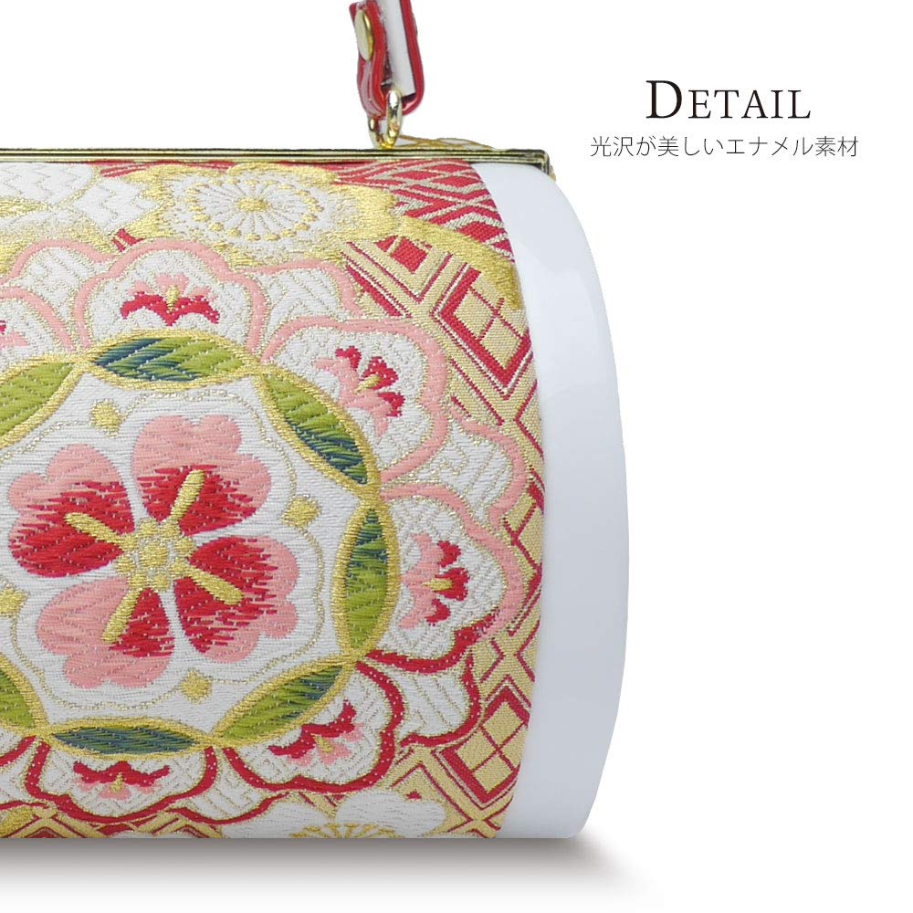 Kimono Obi Fabric Zori Bag Set 5 Types [NISHIORI] Long-sleeved 3-ply (LL, W43-3)