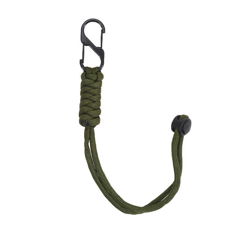 1Pcs/Pack Creative Simple Color Blocked Braided Rope Anti Lost Keychain Backpack Hanging Accessories Car Keychain Hanging Rope