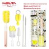 Misueta 6-Piece Baby Bottle & Nipple Brush Set