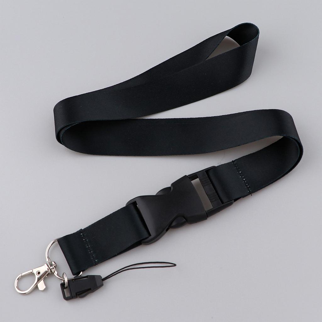 Adjustable Keychain Lanyard Strap Nylon Badge Holder Card Holder Lanyard Phone Lanyard Strap For Office And School Use