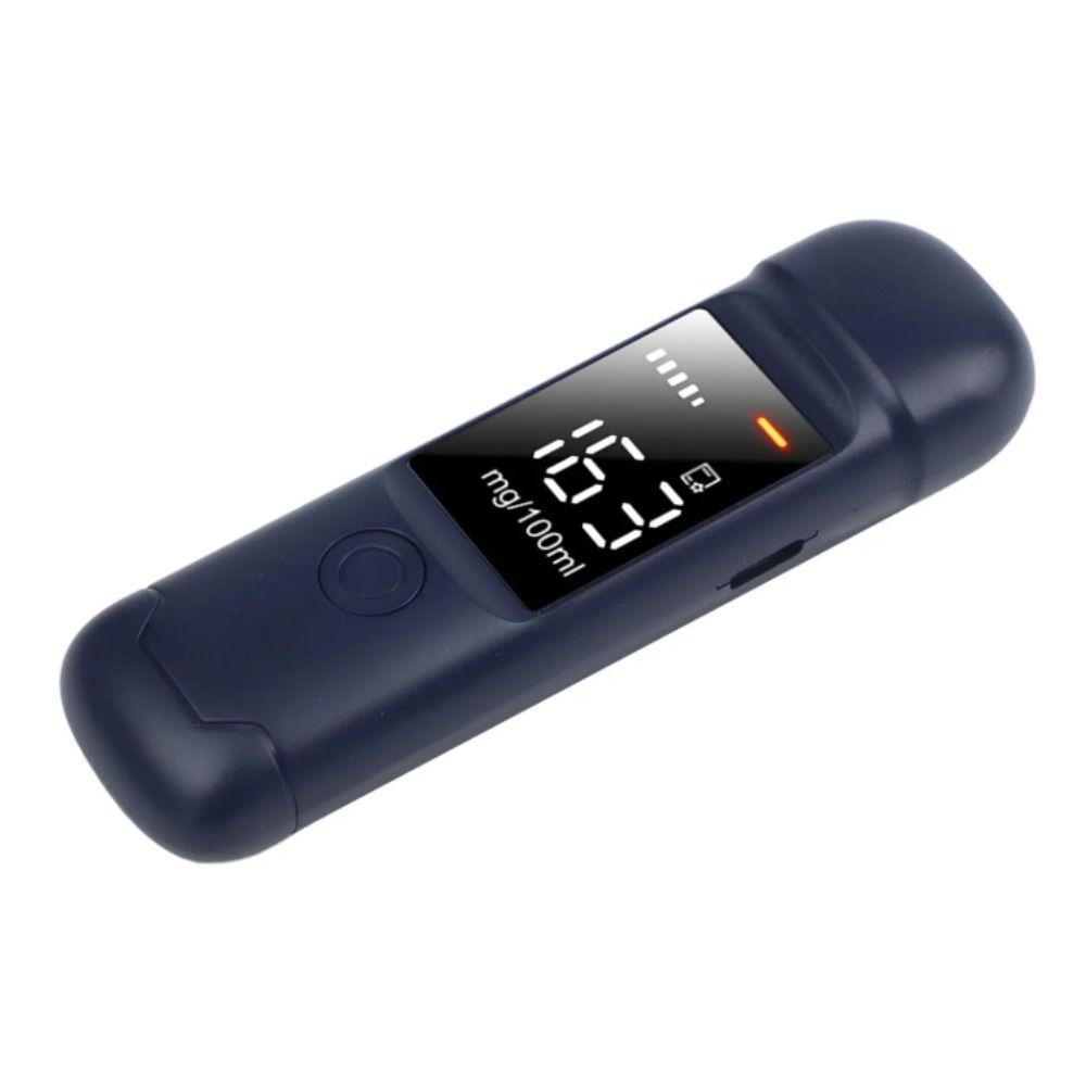 Rechargeable Automatic Alcohol Detection System LCD Display Breath Alcohol Tester  Portable Use