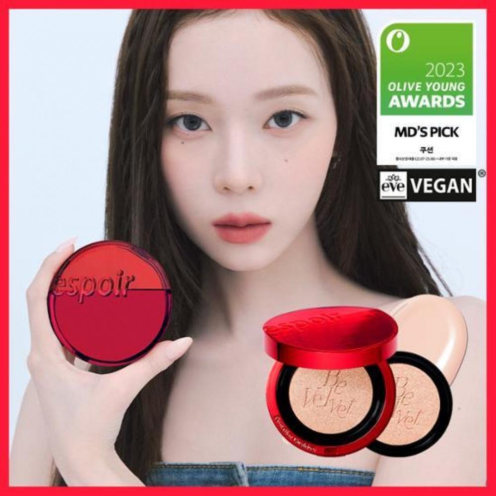 

Espoir [эксклюзивный проект All Young Pick в июне] Espoir B Velvet Cover Cushion New Class Project Оригинальный продукт + сменный блок [cool Chill] Нет. 23 Бежевый