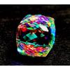Mystic Topaz Fancy Cube Cut Rainbow Colour Natural Certified Gemstone