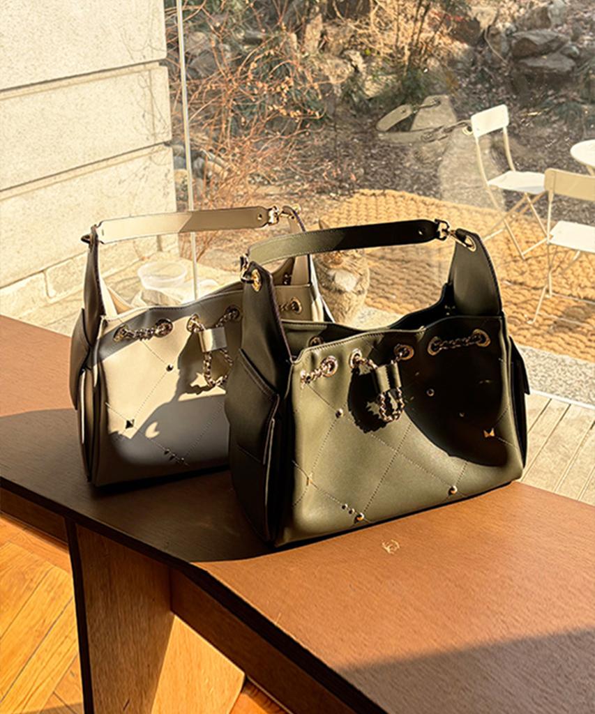 Banabana Cowhide Blanche A Shoulder & Crossbody Bag 3 Colors