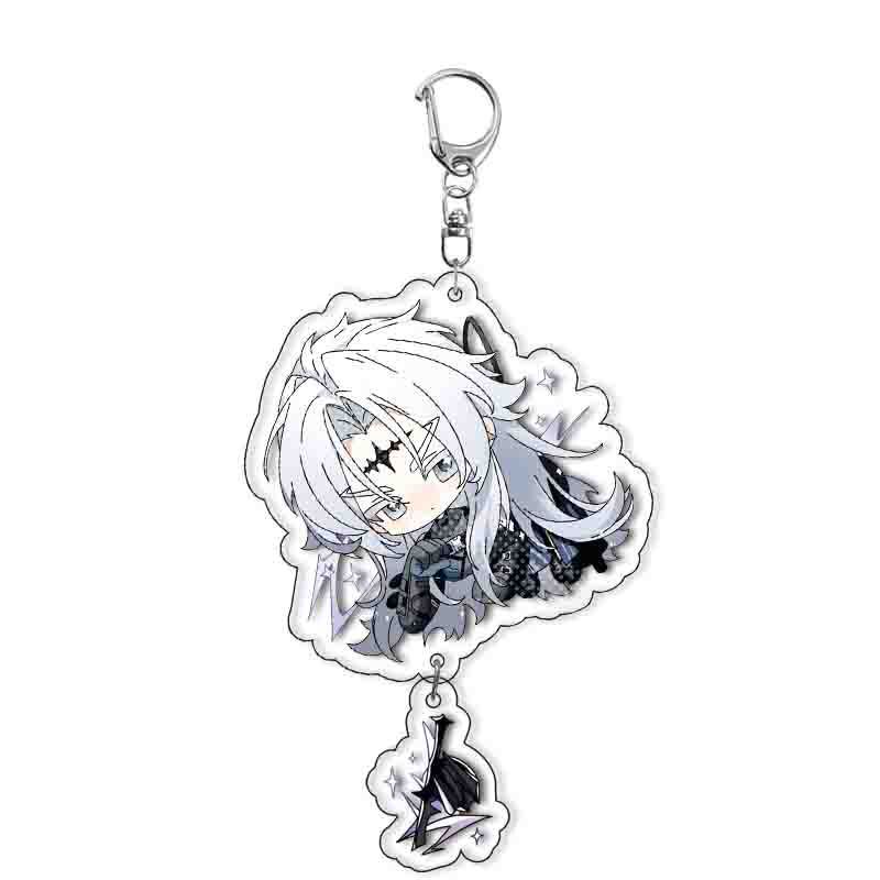 Wuthering Waves Anime Acryl Schlüsselanhänger Scar Kakaro Rover Jinhsi Changli Kreativer Zweiseitiger Anhänger Schlüsselanhänger Spielzubehör Premium Qualität