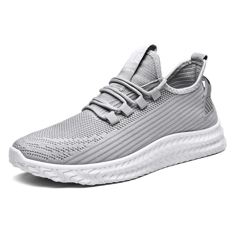 Spring new men's shoes fly-woven sports shoes men's fashion casual shoes running shoes men's