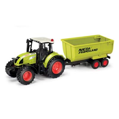 1/32 Claas Traktor Frontlader Transport Landwirtschaftliche LKW RMZ Stadt Spielzeug Auto Bauernhof Modell Druckguss Miniatur Geschenk für Jungen Kinder