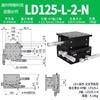 XYZ60-LM LD40/60/80/90/125-RM XYZ Axis 40*40mm 60*60mm Trimming Station Manual Displacement Platform Linear Stage Sliding Table