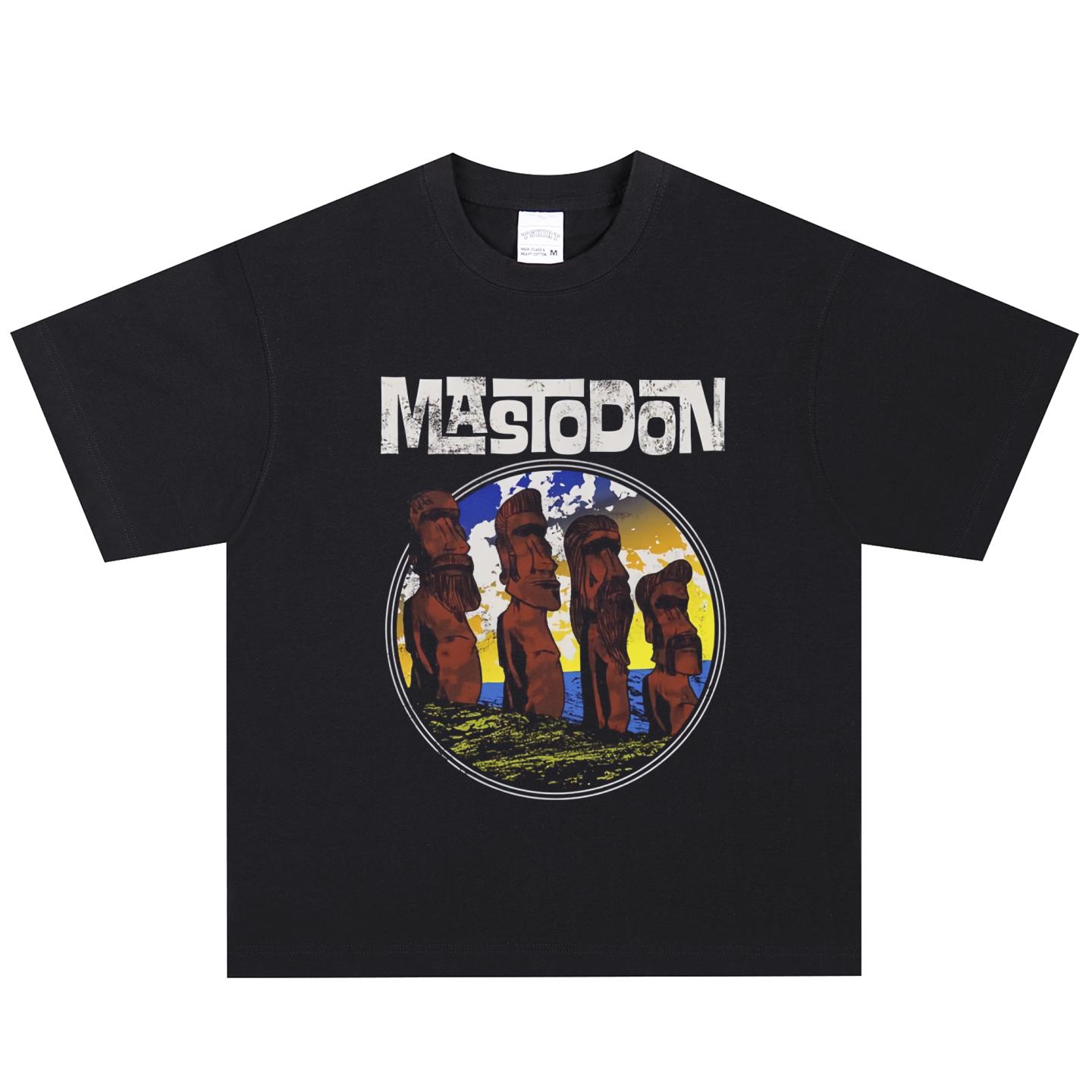 Mastodon T-Shirt, Soft Fabric Casual Daily Wear M
