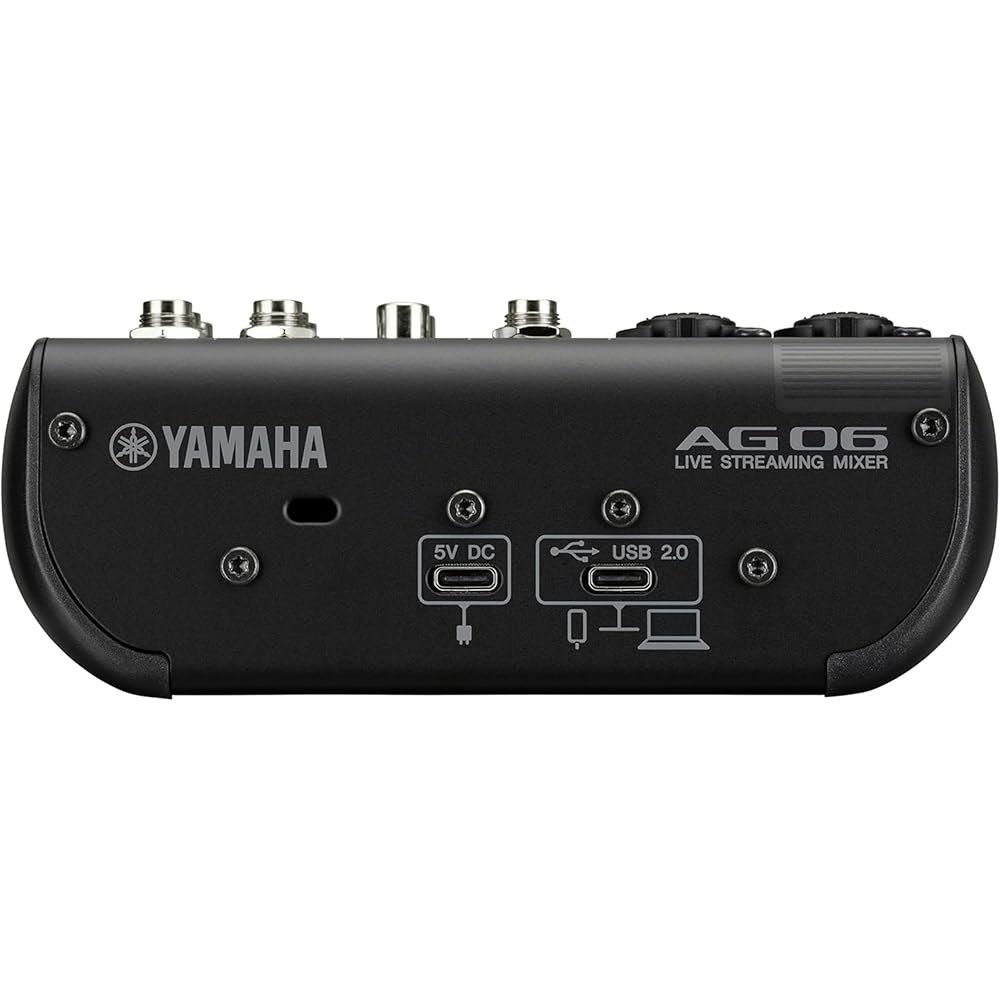 Yamaha (YAMAHA) live streaming mixer 6 channel black AG06MK2 B