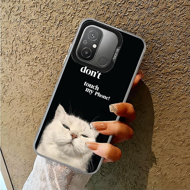 Funny Dont Touch My CallPhone Shockproof Phone Case for Xiaomi Poco X7 X6 X5 X3 Pro F7 Ultra M8 Redmi 15C 15 14C 13C 12C 10C 13