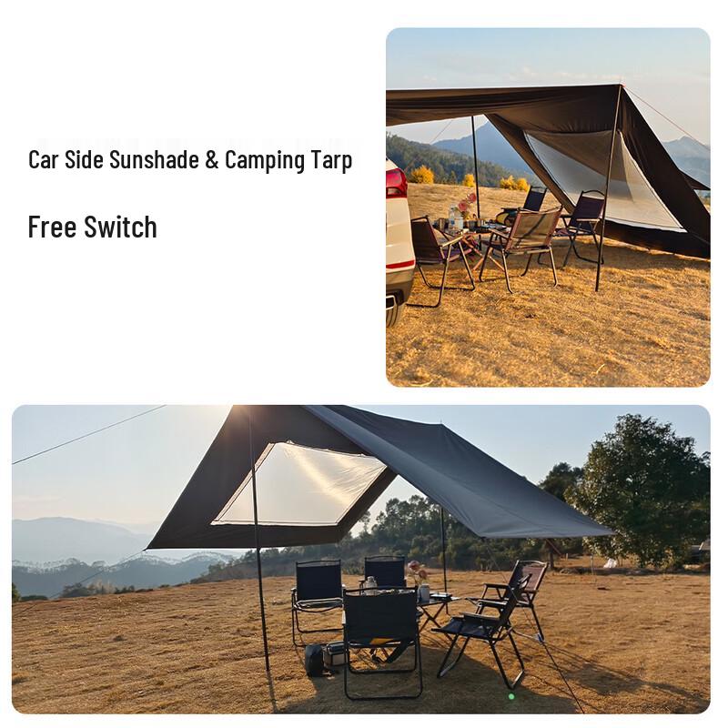 ZISIZ Car Side Awning with Screen