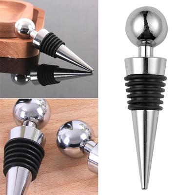 1/3 stuks Aluminiumlegering Wijnstopper, Herbruikbare Rubberen Drankflesstoppen, Vacuüm Afgesloten Flesdop, Wijncadeaus Barhulpmiddelen