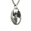 Personalized Retro Angel Wing Necklace - Unisex Design for Men and Women