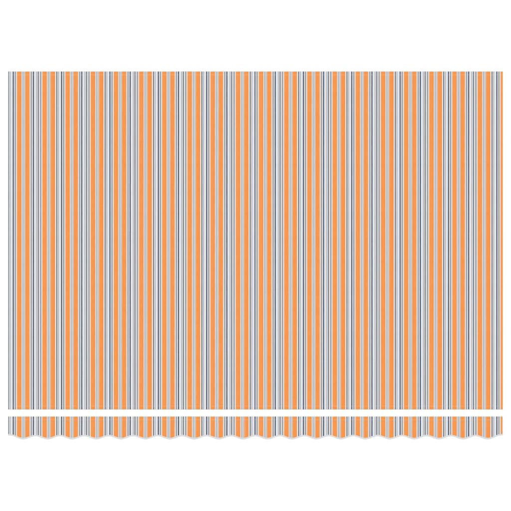 Retractable Awning Multicolor 450 X 350 Cm