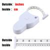 Automatic Telescopic Tape Measuring Tape Measure Body Centimeter Tapes For Waist Chest Legs Measure Metric Tapes Sewing