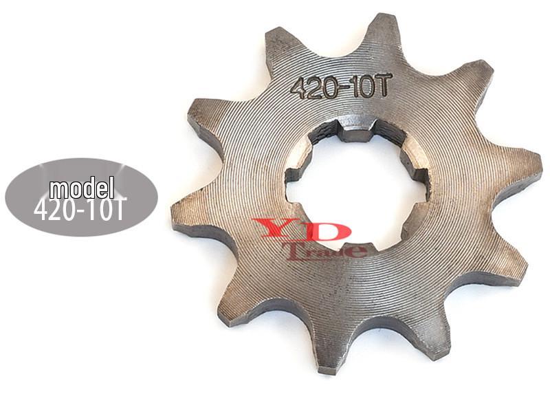 Off-Road Motorcycle ATV Beach Buggy Kart 420 Flywheel with 10-19T Small Sprocket Chain Gear