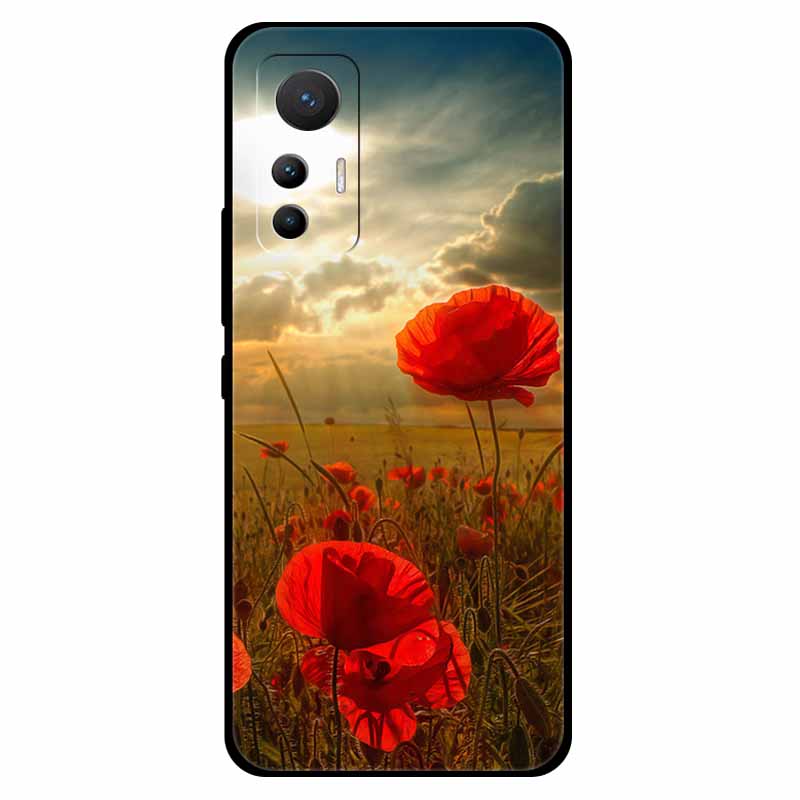 For Xiaomi 12 Lite Case Soft Silicone TPU Space Protective Back Cover For Xiaomi Mi 12 Lite Cases 12lite Printed Marble Shells