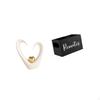 Minimalist Heart Sculpture Figurine Modern Statue Ornament for Living Room Shelf Desk Entrance with