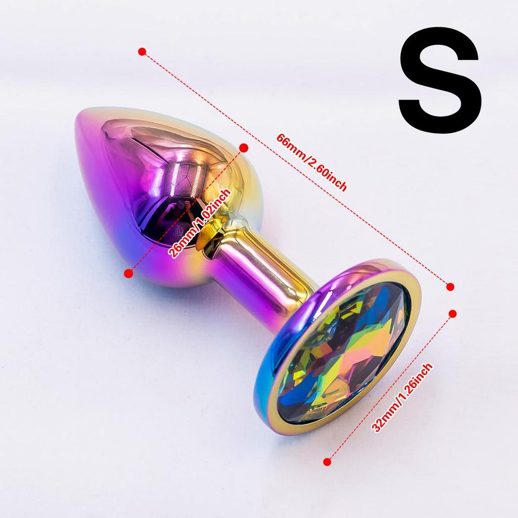 Dop anal cu bază de bijuterie Jucărie pentru dilatare și masaj anal Masturbare adultă Wellness sexual Masaj punct G