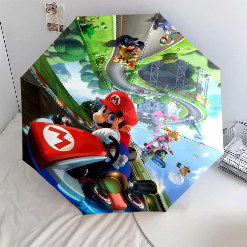 Super Mario Printed Umbrella Compact Portable Umbrella