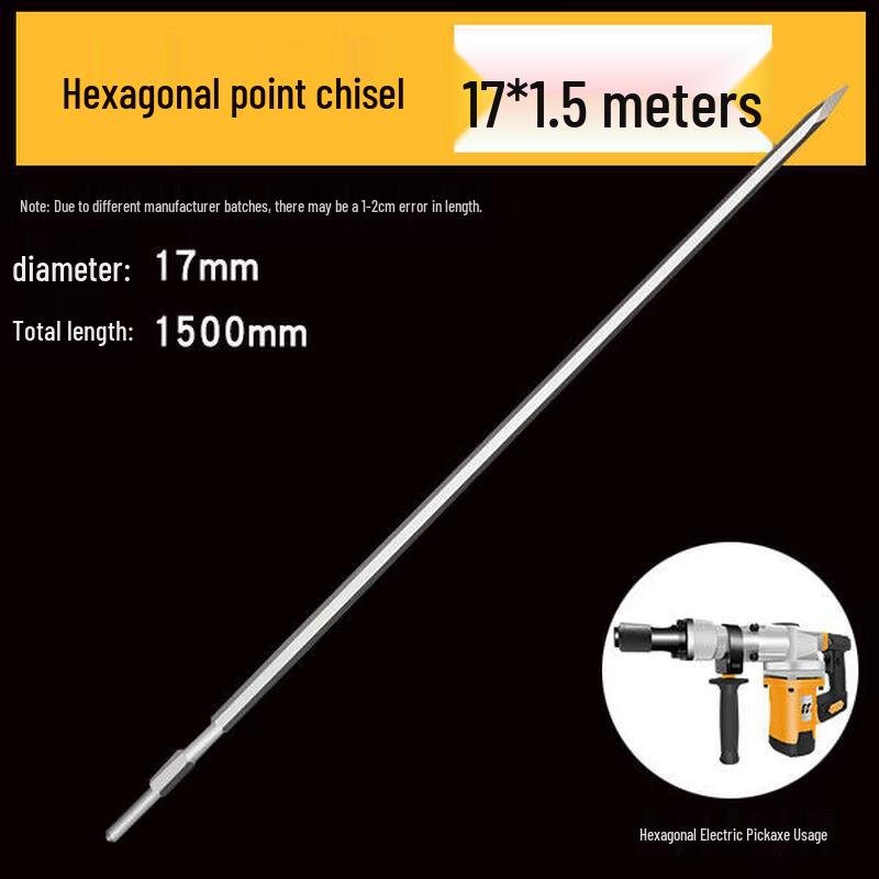 Hexagonal Extended Point Chisel