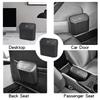 Hanging Car Trash Can Vehicle Garbage Dust Organizer Dust Case Storage Box Car Mini Pressing Trash Bin Auto Interior Accessories