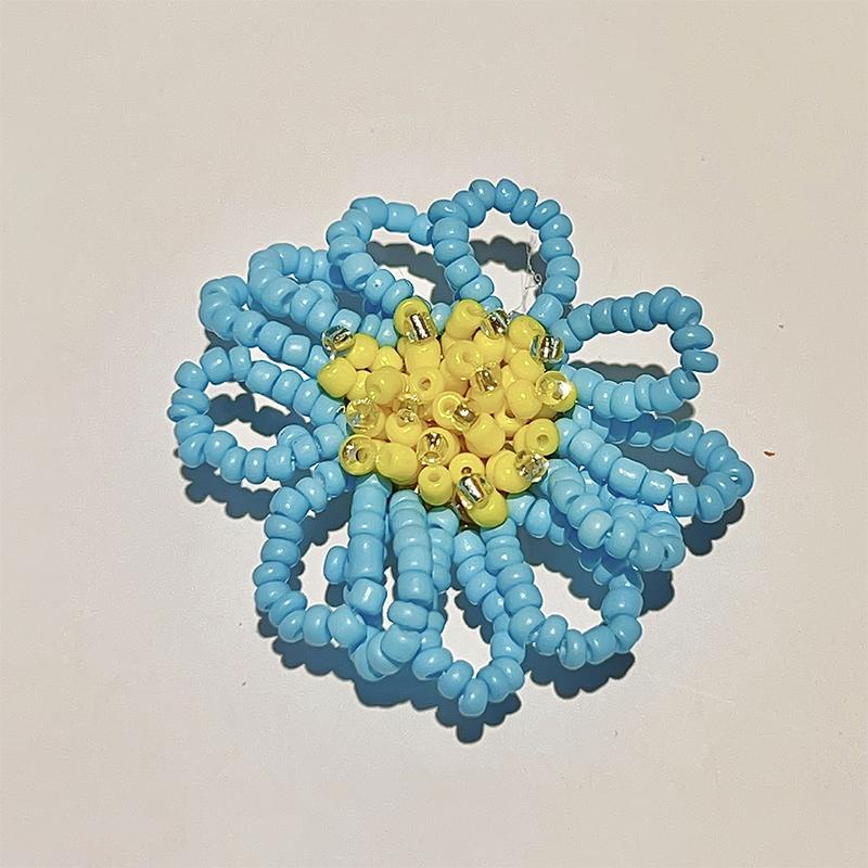 Dopamine Handcrafted Beaded Jelly Shoes Shoes Buckles Sandals Accessory Diy Decorative Shoe Flower Slippers Jewelry Accessories