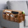 Sofa Armrest Organizer Non-Slip Arm Chair Bedside Caddy Storage Organizer for Recliner Couch with 14 Pockets for Cell Phone TV Remote Control