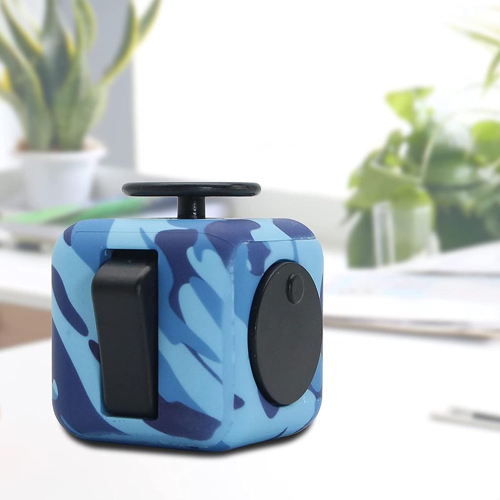 Fidget Cube Stress Angst Druckentlastendes Spielzeug Ideal für Erwachsene und Kinder [Geschenkidee] [Entspannendes Spielzeug] [Stressabbau] [Weiches Material]