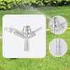 1" Inlet Rotary Garden Impact Sprinkler Adjustable Arm Multipurpose Replacement for Courtyard Parks