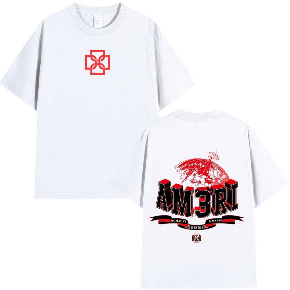 Rapper Duki AM3RI Graphic Tshirt Unisex Women Fashion Hip Hop Vintage T Shirt High Quality Cotton Casual Short Sleeve Tshirts