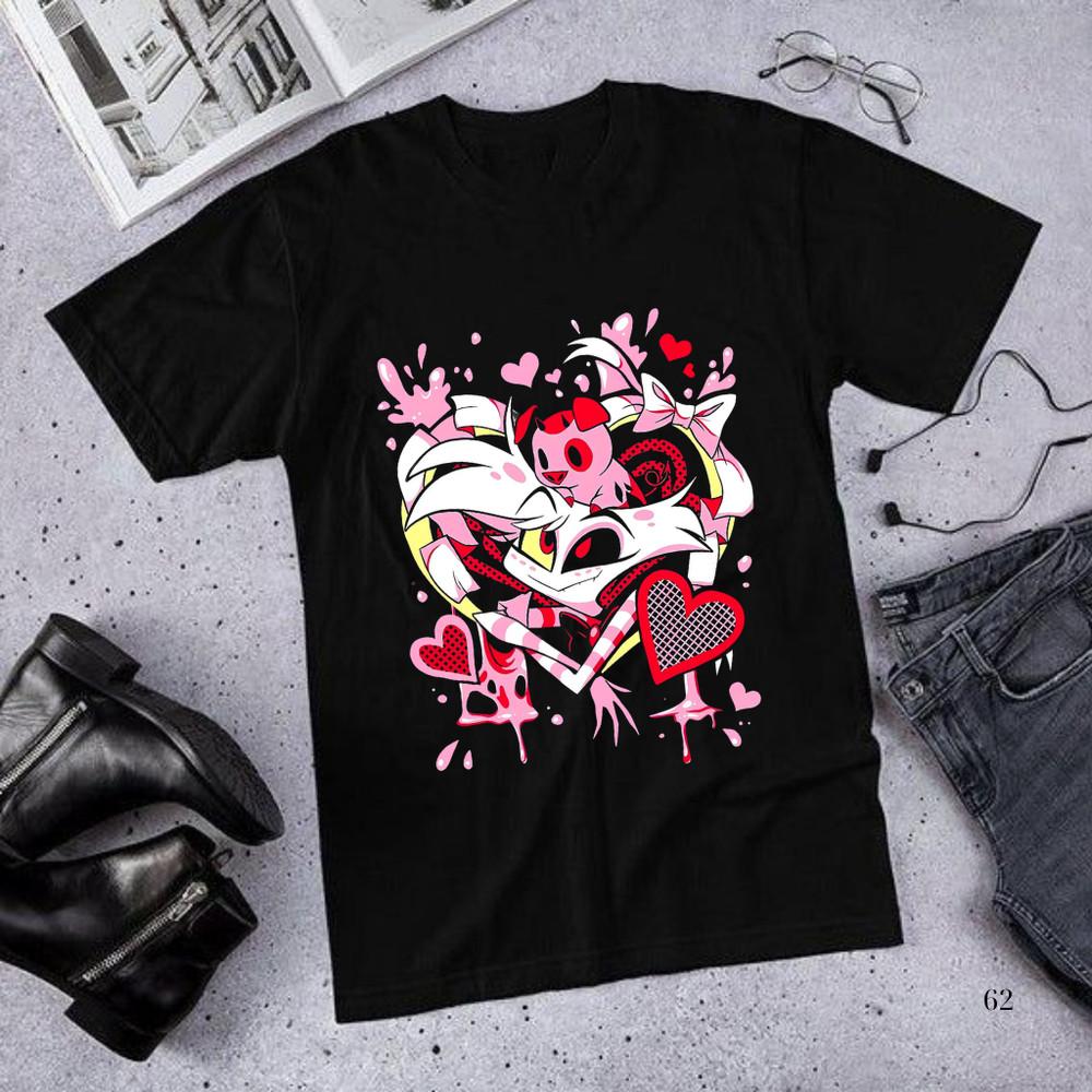

Hazbin Hotel Graphic TShirt Unisex Short Sleeve Tee S5XL Unisex T-Shirt S