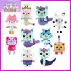 New Gabby Dollhouse Toy Mercat Cartoon Stuffed Animals Mermaid Cat Mermaid Dolls Kids Baby Birthday Gifts