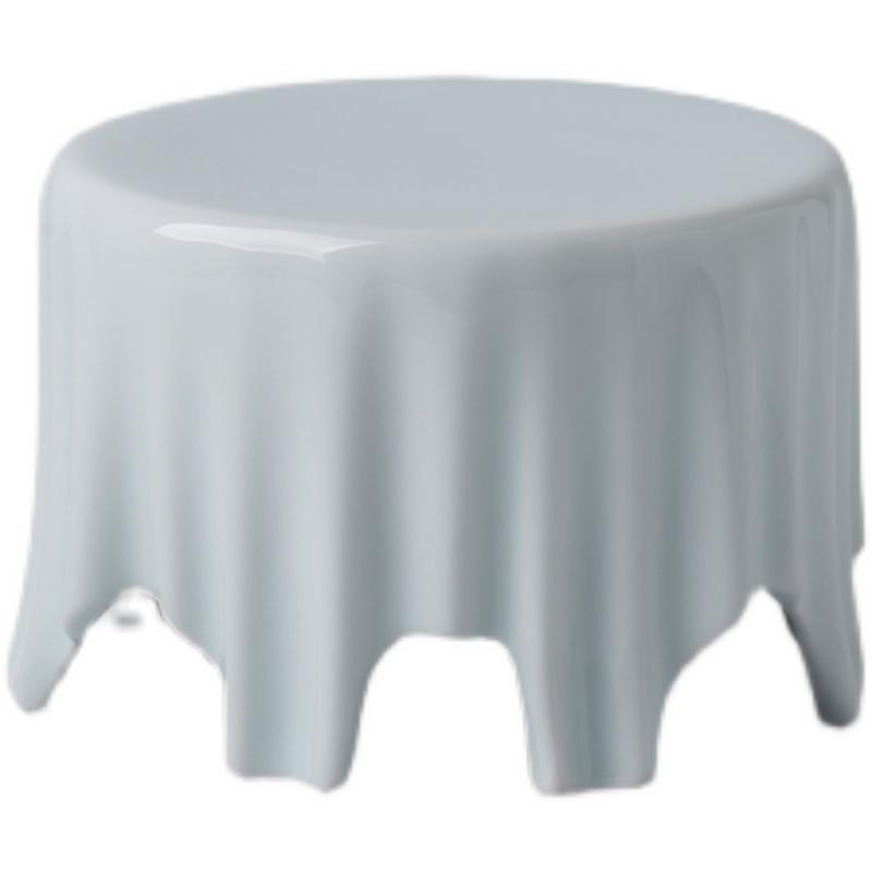 Ceramic Round Table Creative Hotel Restaurant Fruit Sushi Plate Wedding Party Cake Dessert Display Plate Home Kitchen Tableware