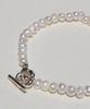 47Bag 925 Silver Toggle Bar Imperfect Freshwater Pearl Bracelet Botti