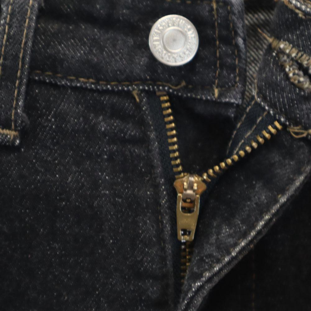 Levi's 80s W626-5358 Made In Japan Tapered Denim Pants W29/9 Black Jeans Women Used