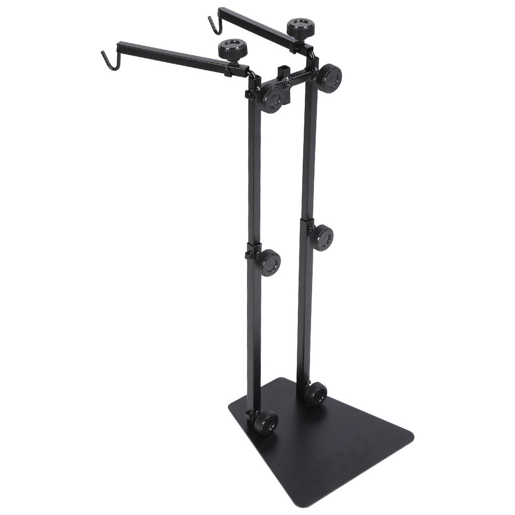Reptile Lamp Stand Multipurpose Double Hook Adjustable Terrarium Metal Light Stand for Reptile