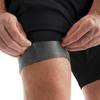 Bike Riding Shorts Padded Men Breathable Skin-Friendly Men's Cycling Shorts Removable Inner Lining Quick-drying 3D Tailoring Black EU Size L