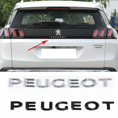 Metalowy emblemat na tylną klapę samochodu, naklejka z logo, pasuje do modeli 4008 GT 3008 308 2008 208 408 5008 307 508 206 207 301