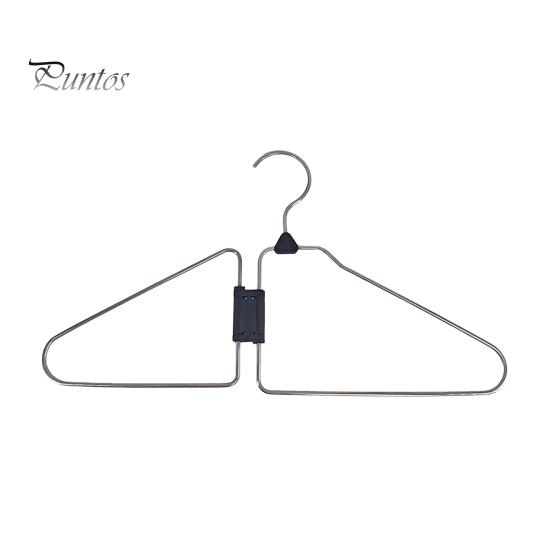 

1/5 шт. складные вешалки для одежды нержавеющие прочные несущие широкое применение складные вешалки для путешествий стеллажи для хранения 1pc